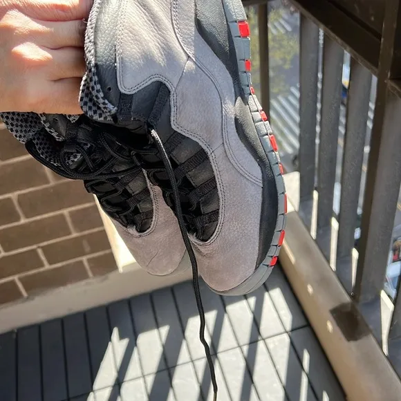 Boys' Sneakers with Red Jumpman Logo