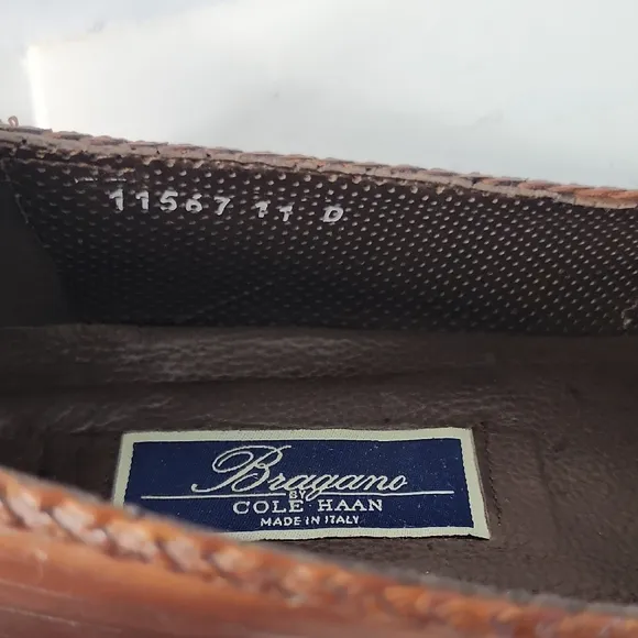Bragano By Cole Haan Brown Tassel Loafers Slip-Ons Size 11