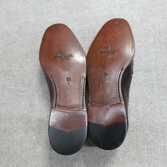 Bragano Cole Haan Womens Loafers 8.5D Wide Brown Leather Made in Italy