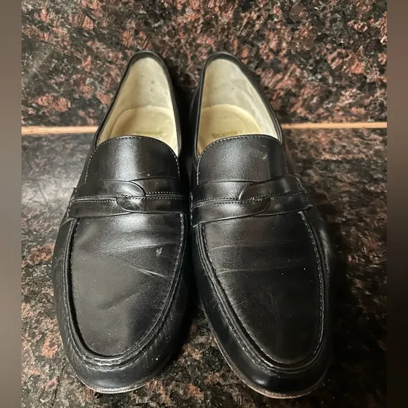 BRUNO MAGLI &quot;GILMORE&quot; LEATHER LOAFERS made in italy SZ 13