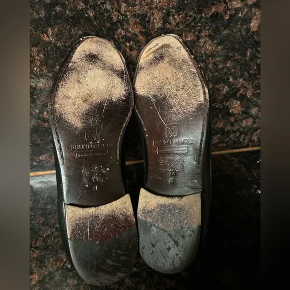 BRUNO MAGLI &quot;GILMORE&quot; LEATHER LOAFERS made in italy SZ 13