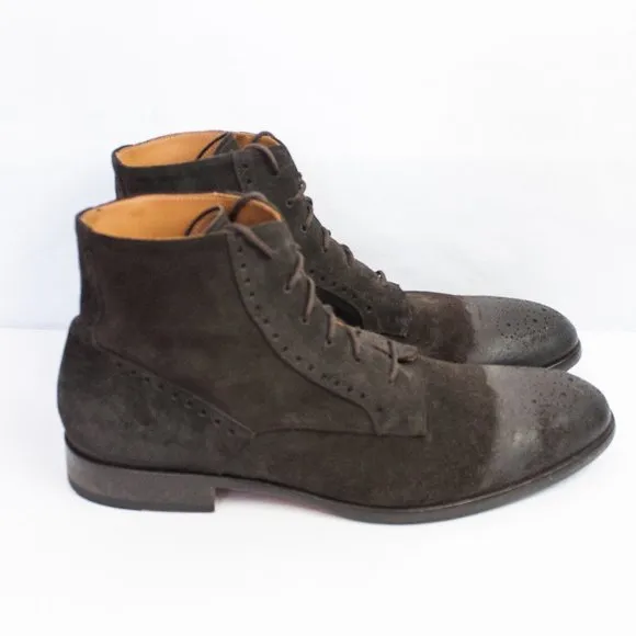 Bruno Magli | Palermo Suede Lace Up Boot | 12
