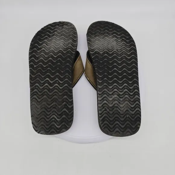 Budweiser Shoe Men 14 Thong Sandals Brown