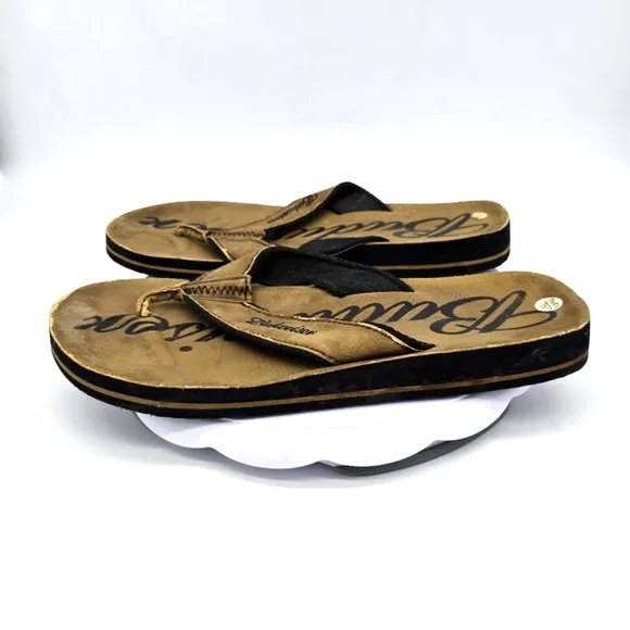Budweiser Shoe Men 14 Thong Sandals Brown