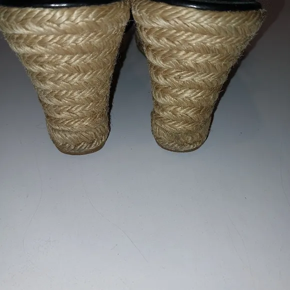 Burberry Checked Wedges. Size 40 US 10