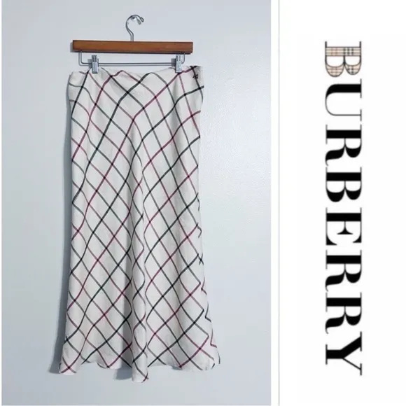 Burberry Super Rare Thomas Burberry Linen Skirt
