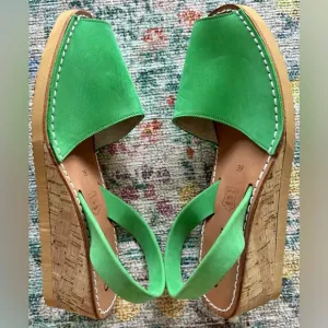 CalaXini Cork Wedge Sandals