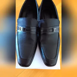 Calvin Klein Bartley Diamond Leather Loafers 9 M