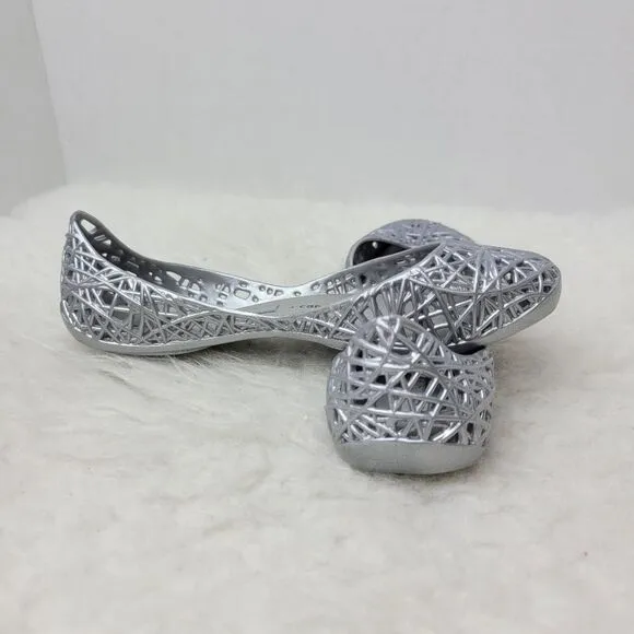 Campana Zig Zag Iv Inf 06458 Silver Kids Shoes Size 13
