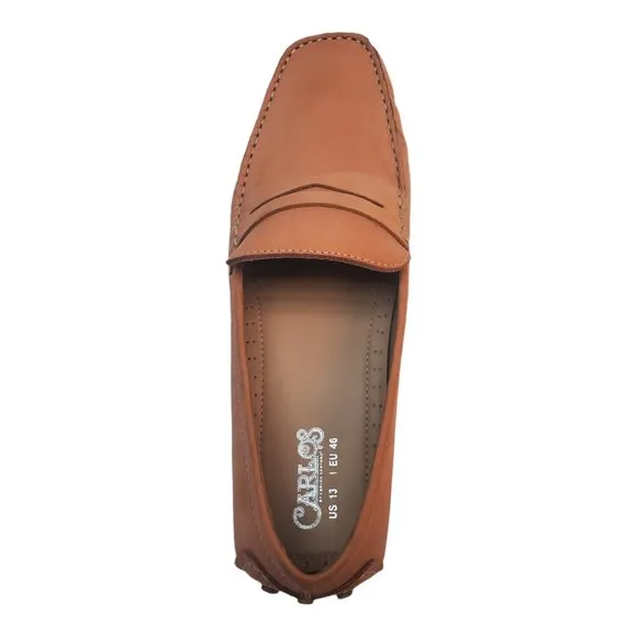 Carlos By Carlos Santana Men's Ritchie Casual Slip On Leather Loafers  C…