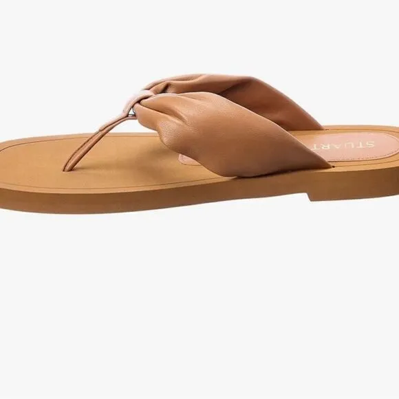 Cassie Leather Thong Sandals