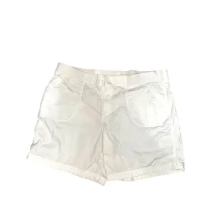 CCC Josie White Plus Size Shorts 18W 97% Elastic Waist Band Cotton Blend 18W