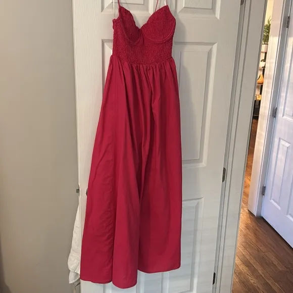 Charlie Holiday Marcey Linen Cotton Maxi Dress