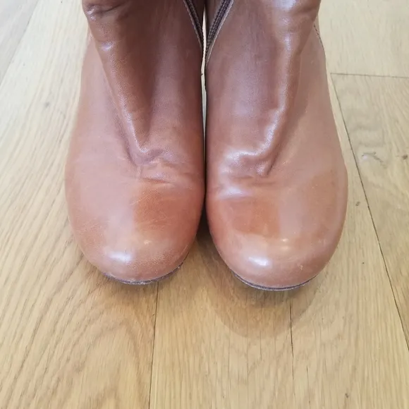 Chie Mihara mid calf heeled boots