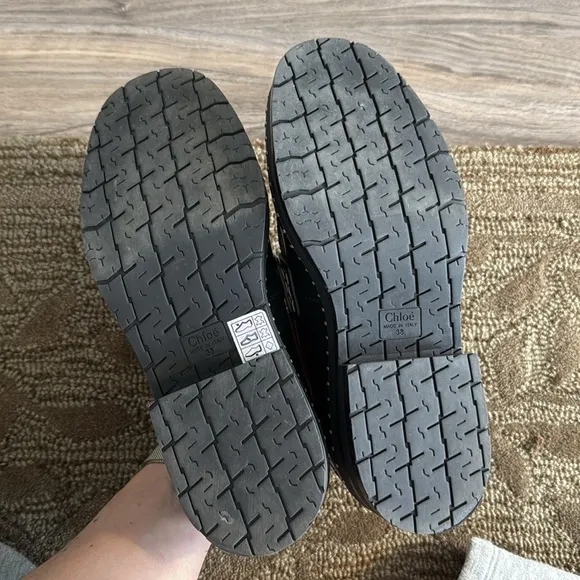 Chloé Noua Leather Loafers, 38