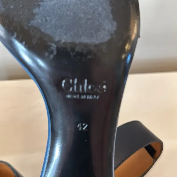 Chloe’ Gala two tone sandals