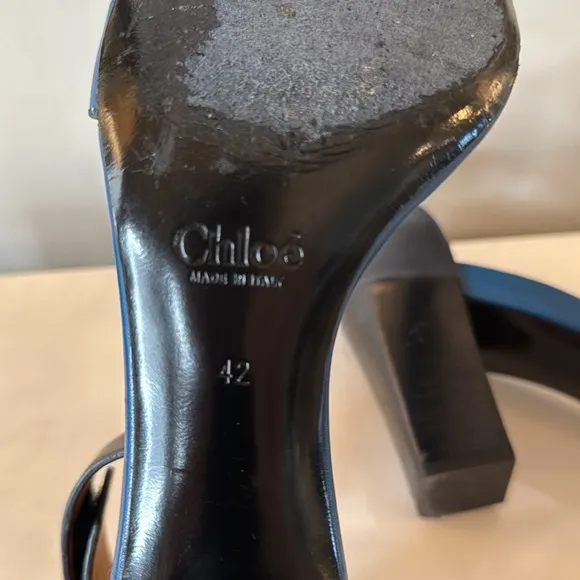 Chloe’ Gala two tone sandals