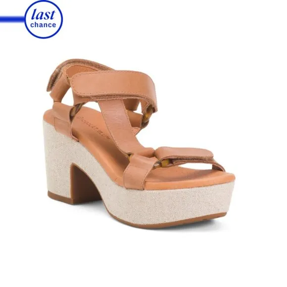 CHOCOLAT BLU Whiskey Gilory Heeled Wedge Sandals
