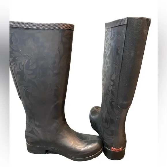 Chooka Black Rain Boots l Women’s Size 5 Rubber Rain Boots