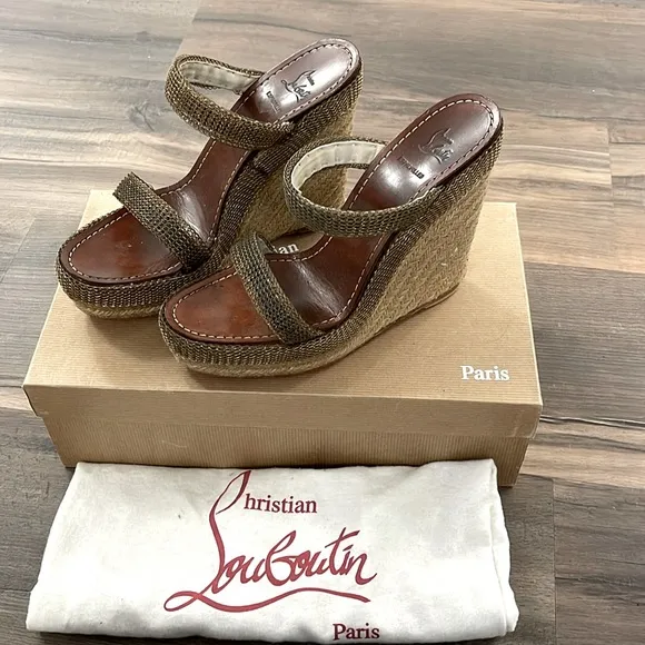 Christian Louboutin Cadena Chain Espadrilles