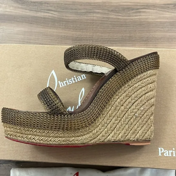 Christian Louboutin Cadena Chain Espadrilles