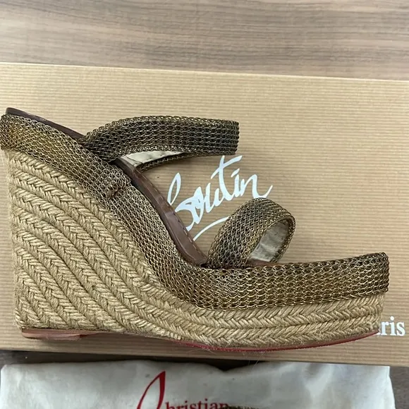 Christian Louboutin Cadena Chain Espadrilles