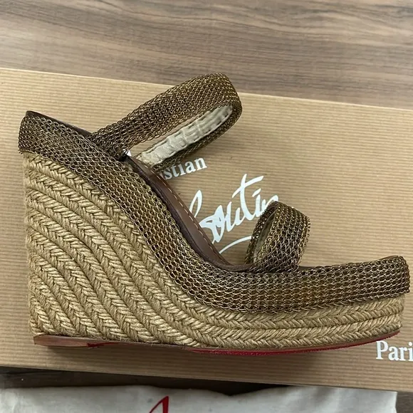Christian Louboutin Cadena Chain Espadrilles