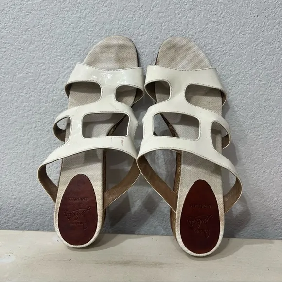 Christian Louboutin White Patent Leather Espadrilles Size 39