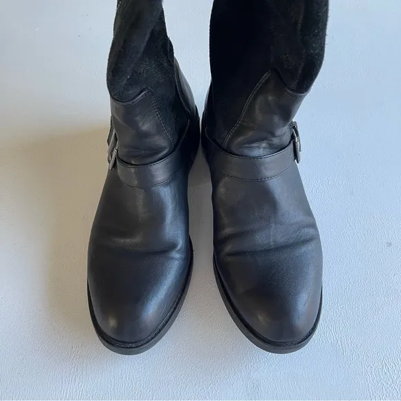 Circus By Sam Edelman Rider Black Tall Leather Boots Size 8M