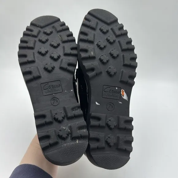 Circus by Sam EdelmanWomen's Deana Lug Sole Bit Loafers size 7.5 black white