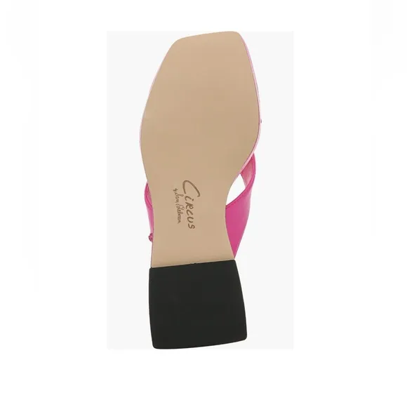 Circus NY by Sam Edelman Moira Wedge Sandals Hot Pink Punch Women’s Size 8