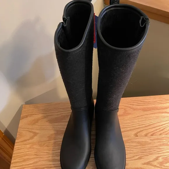Clarks Arisda Savoy Womens Black Synthetic Mid Calf Boots