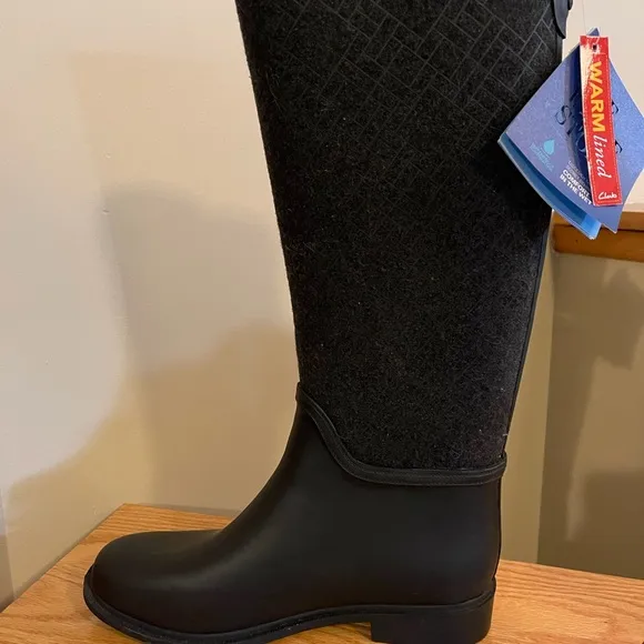 Clarks Arisda Savoy Womens Black Synthetic Mid Calf Boots