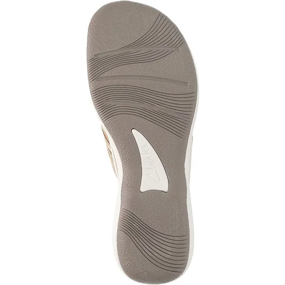 Clarks Collection Women's Brinkley Sail Manmade Flip-Flops Bright Yellow…