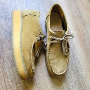 Clarks Womens Originals Icon Wallacraft Lo Tan Embroidery Size US 10