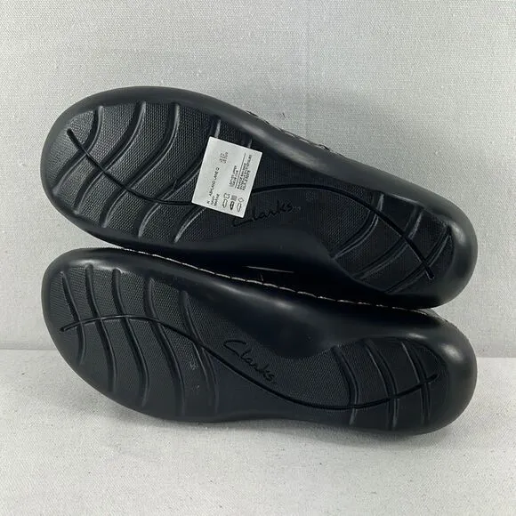 Clarks Ashland Lane Flats Navy Marine Size 5.5 M