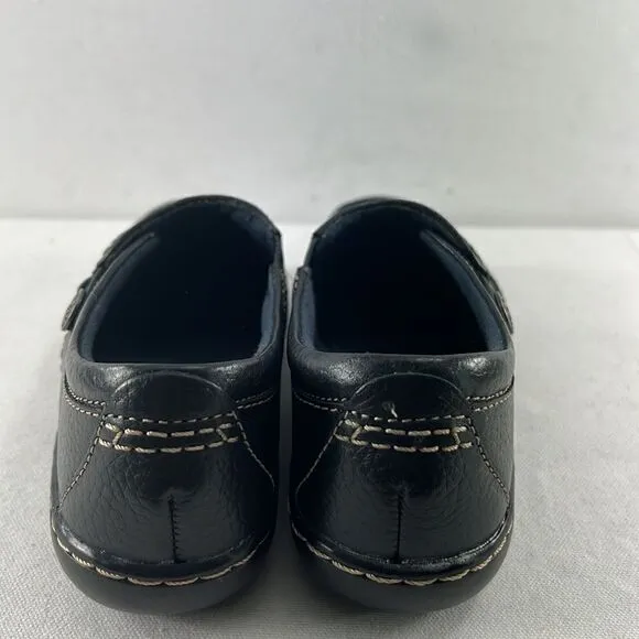 Clarks Ashland Lane Flats Navy Marine Size 5.5 M