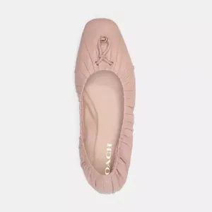 Coach Eleanor Leather Ballet Flats Size 8
