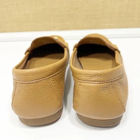 Coach Fredrica Leather Loafers Brown Size 9 B Style A5175