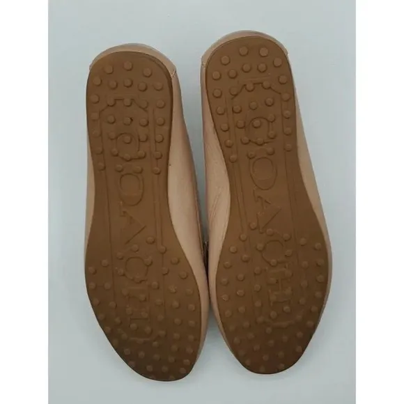COACH Fredrica Tan Leather Shoe Womens size 9.5B US 39.5 EUR Loafers Flats