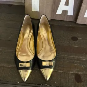 Coach leather ballet flats