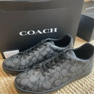 Coach Sneakers Clip Signature Low Top Charcoal Black G4949 Men’s Size 11 New