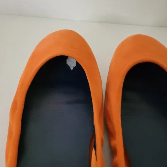 Cole Haan Air Jenni Ballet II Orange Suede