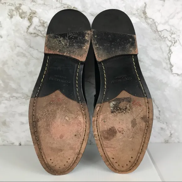 Cole Haan Black Gotham Bit Loafers
