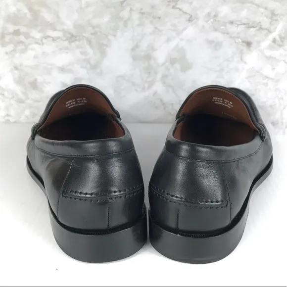 Cole Haan Black Gotham Bit Loafers