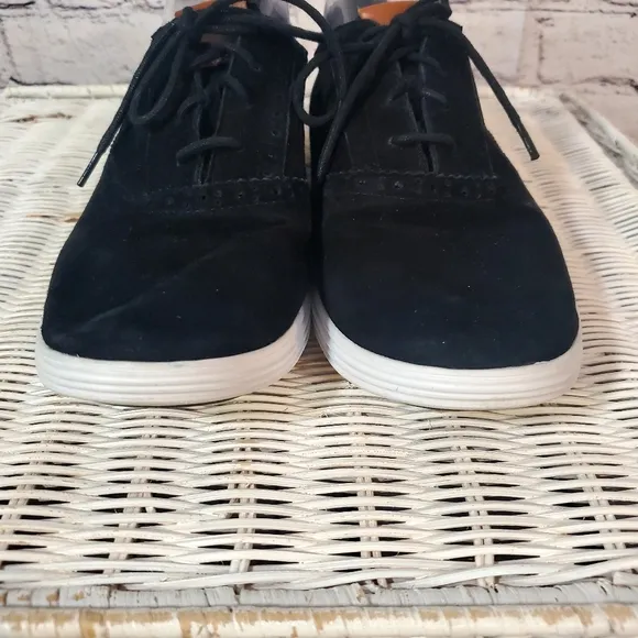 Cole Haan Black Lace Up GRAND OS Canvas Sneaker Shoes Size 11B