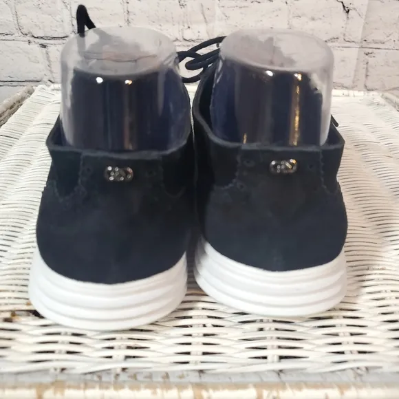 Cole Haan Black Lace Up GRAND OS Canvas Sneaker Shoes Size 11B