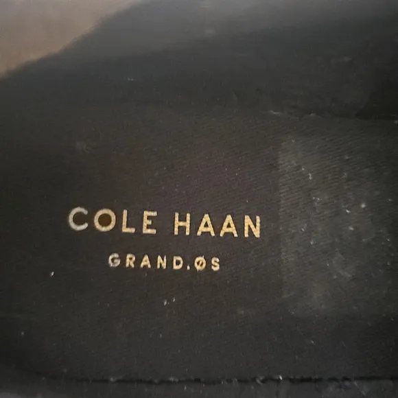 Cole Haan Black Lace Up GRAND OS Canvas Sneaker Shoes Size 11B