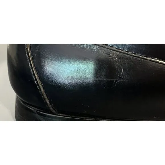 Cole Haan City Black Leather Penny Loafers Men's Dress/Business Shoes Sz 10