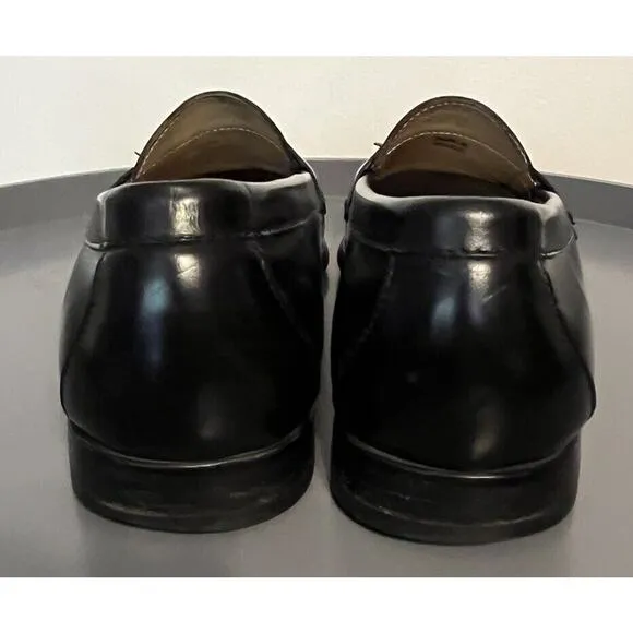 Cole Haan City Black Leather Penny Loafers Men's Dress/Business Shoes Sz 10